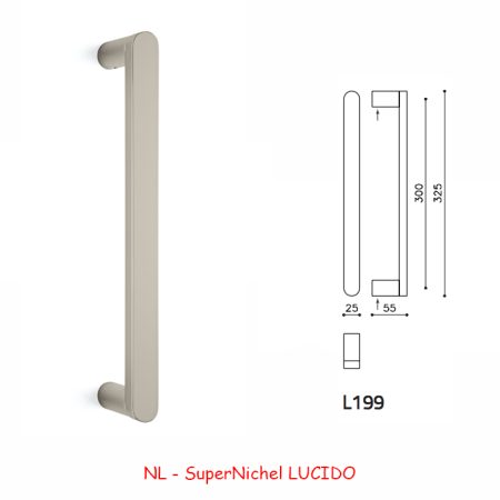 MANIGLIONE LINK SuperNichel LUCIDO