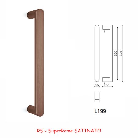 MANIGLIONE LINK SuperRame SATINATO