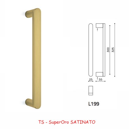 MANIGLIONE LINK SuperOro SATINATO