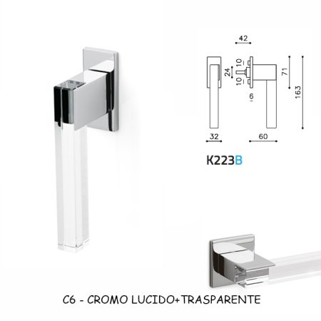 DK ICE CUBE CROMO LUCIDO+TRASPARENTE