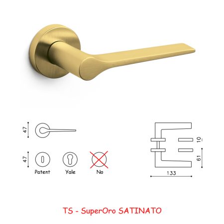 MANIGLIA LAMA SuperOro SATINATO