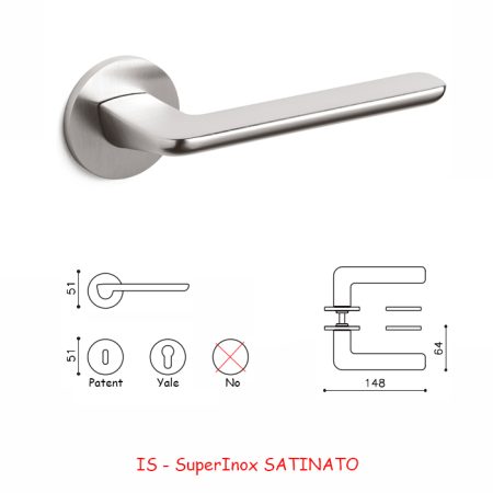 MANIGLIA MARBELLA SuperInox SATINATO