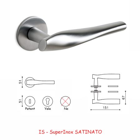 MANIGLIA MARILYN SuperInox SATINATO