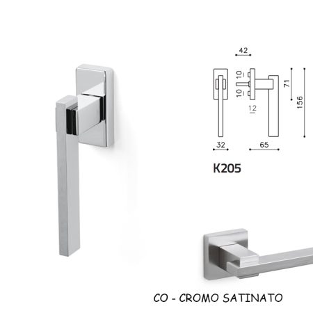 DK MINERVA CROMO SATINATO
