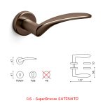 MANIGLIA NOVELLA SuperBronzo SATINATO