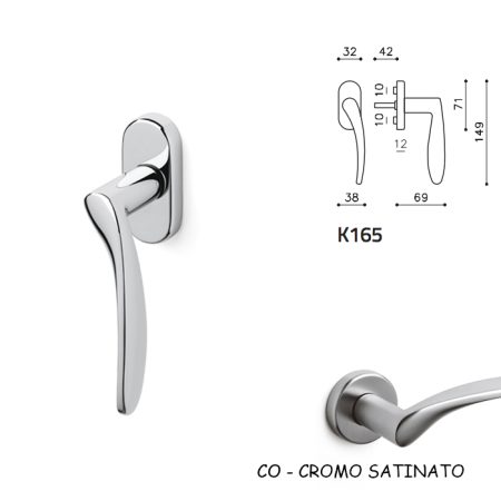 DK NOVELLA CROMO SATINATO