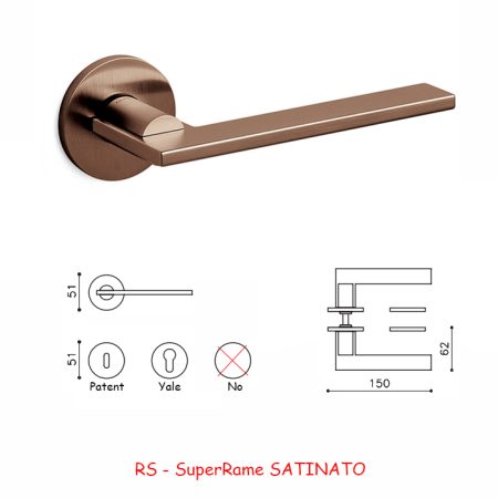MANIGLIA OPEN SuperRame SATINATO