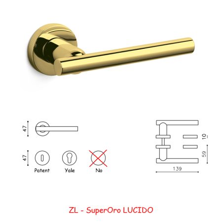 MANIGLIA STILO SuperOro LUCIDO