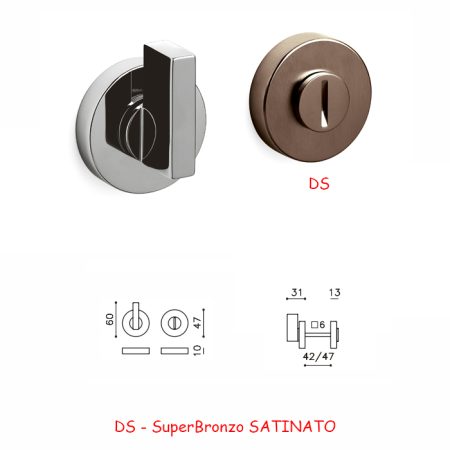 CHIAVISTELLO SPACE ADA SuperBronzo SATINATO