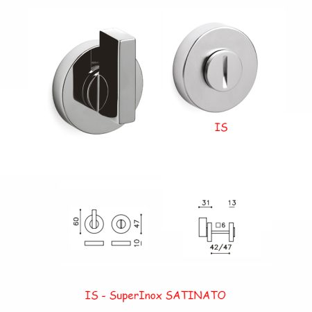 CHIAVISTELLO SPACE ADA SuperInox SATINATO