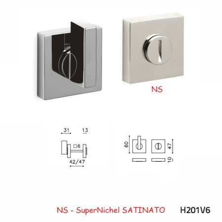 CHIAVISTELLO SPACE Q ADA SuperNichel SATINATO