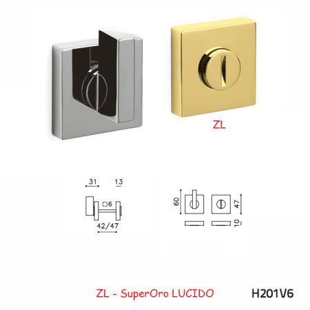 CHIAVISTELLO SPACE Q ADA SuperOro LUCIDO