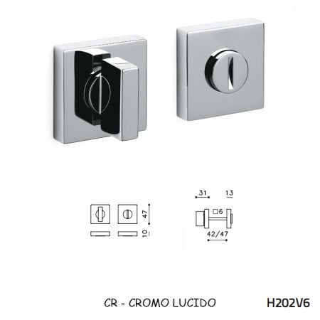 CHIAVISTELLO SPACE Q CROMO LUCIDO