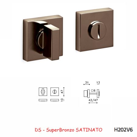 CHIAVISTELLO SPACE Q SuperBronzo SATINATO