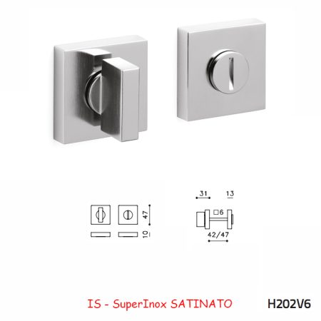 CHIAVISTELLO SPACE Q SuperInox SATINATO