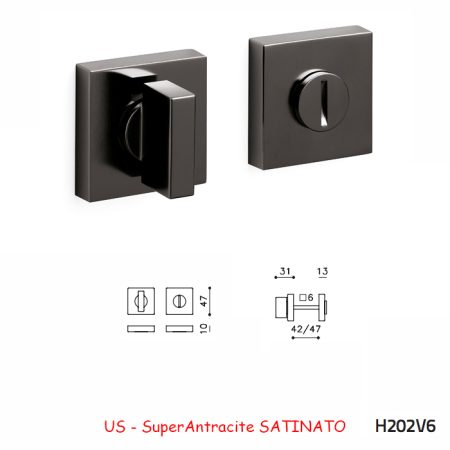 CHIAVISTELLO SPACE Q SuperAntracite SATINATO