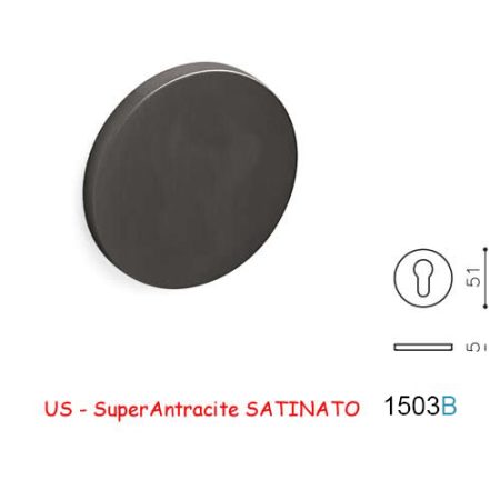 BOCCHETTA B CIECA SuperAntracite SATINATO