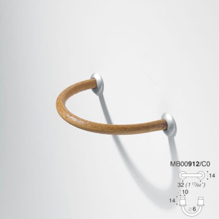 MANIGLIA 912/C mm32 CUOIO/NS