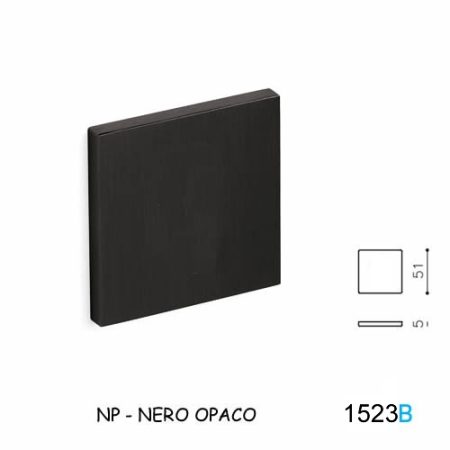 BOCCHETTA QB CIECA NERO OPACO