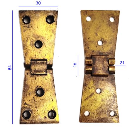 CERNIERA PER TAVOLO 1105/84 OTTONE ANTICO