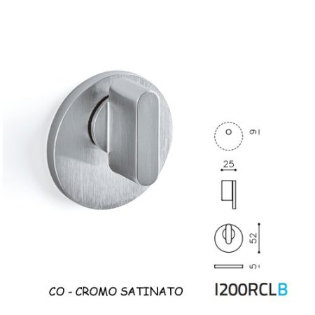 MEZZO CHIAVISTELLO LINK B RCL CROMO SATINATO
