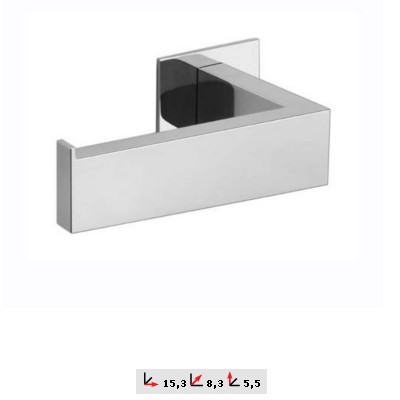 PORTA ROTOLO SX MIZARCOL C3251S CROMO
