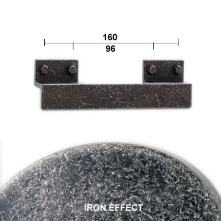 MANIGLIA FACTORY 96/160 Z IRON