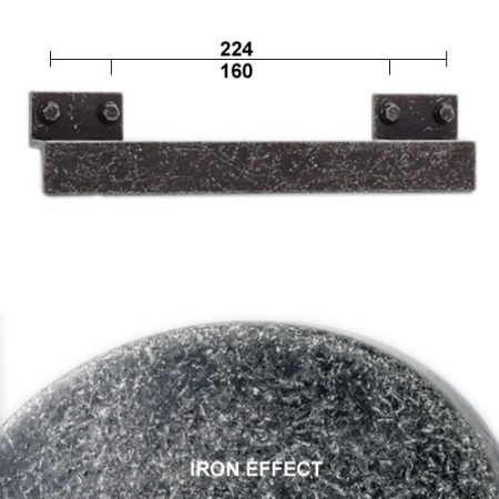 MANIGLIA FACTORY 160/224 Z IRON
