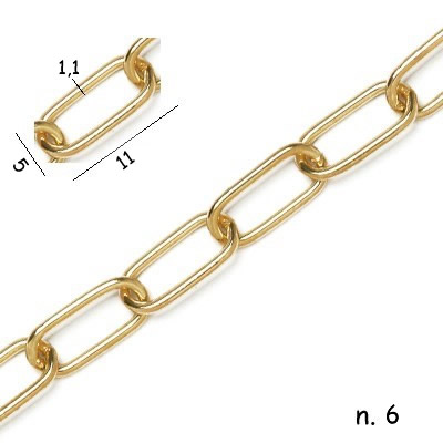 CATENA GENOVESE OTTONE LUCIDO N. 6