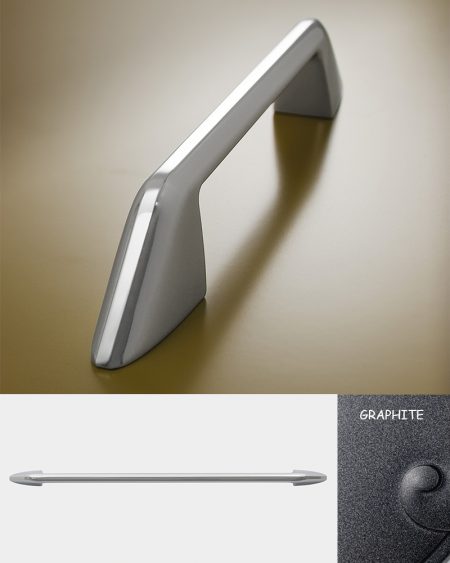 MANIGLIA QUADRA 288/320 GRAPHITE