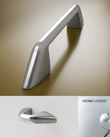 MANIGLIA QUADRA 32 CROMO LUCIDO
