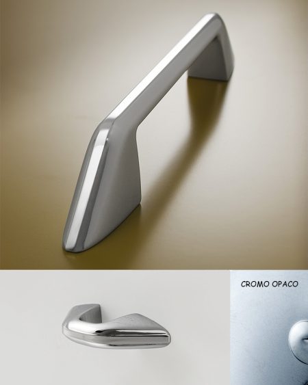 MANIGLIA QUADRA 32 CROMO OPACO