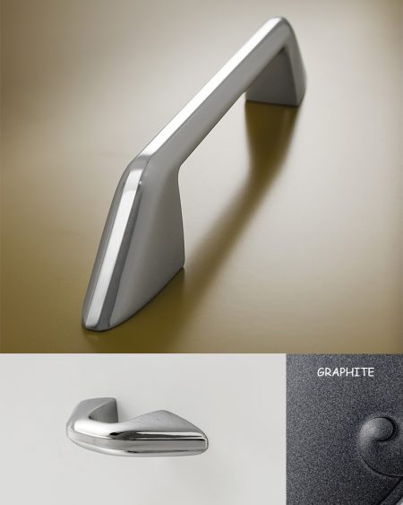 MANIGLIA QUADRA 32 GRAPHITE