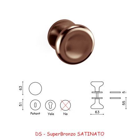 POMOLO PADDLE SuperBronzo SATINATO