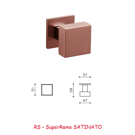 MEZZO POMOLO DIANA B SuperRame SATINATO