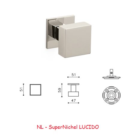 MEZZO POMOLO DIANA B FISSO SuperNichel LUCIDO