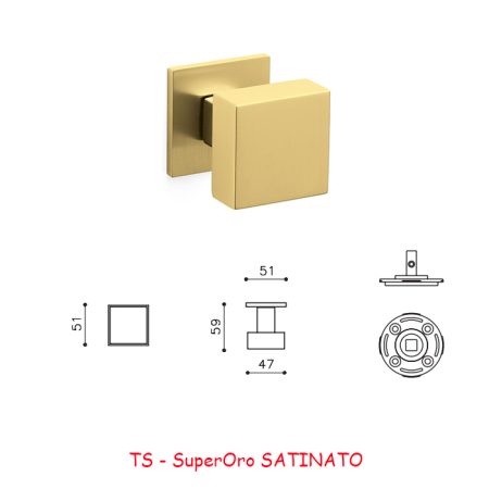 MEZZO POMOLO DIANA B FISSO SuperOro SATINATO