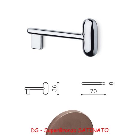 CHIAVE POLO SuperBronzo SATINATO