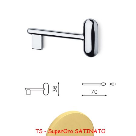 CHIAVE POLO SuperOro SATINATO