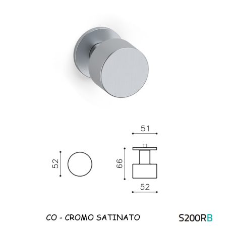 MEZZO POMOLO LIPSTICK B CROMO SATINATO