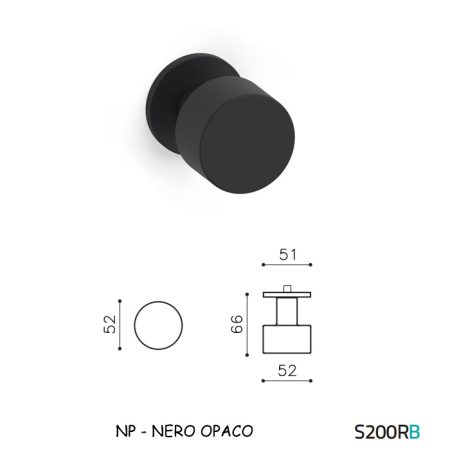 MEZZO POMOLO LIPSTICK B NERO OPACO