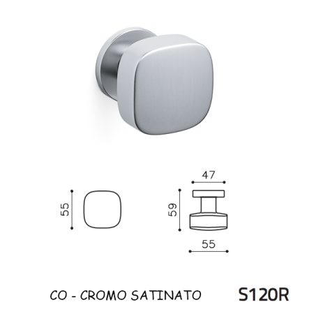 MEZZO POMOLO ROGER B CROMO SATINATO