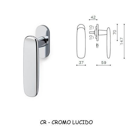 DK DOLMEN CROMO LUCIDO