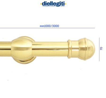CORRIMANO 115A/35 OTTONE LUCIDO