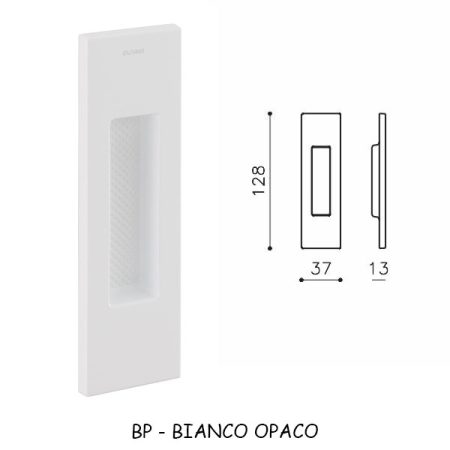 MANIGLIA SIRO BIANCO OPACO
