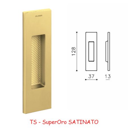 MANIGLIA SIRO SuperOro SATINATO