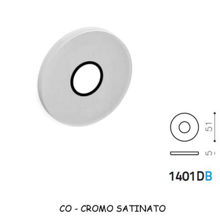 ROSETTA BASSA CROMO SATINATO