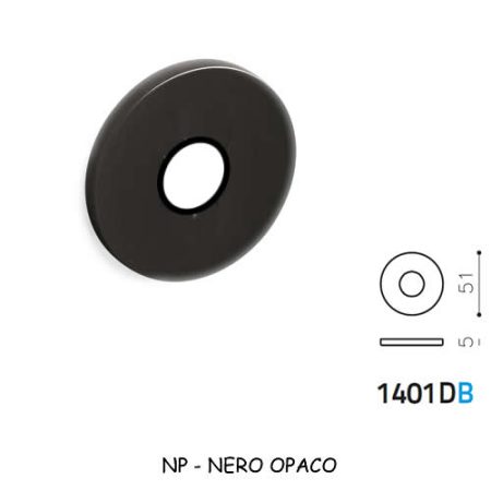 ROSETTA BASSA NERO OPACO