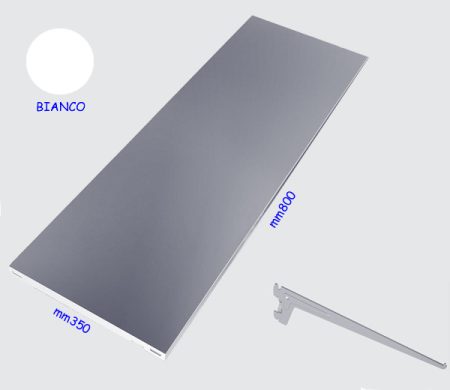 RIPIANI ACCIAIO ELEMENT SYSTEM BIANCO mm800x350