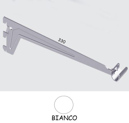 SUPPORTO PER BARRA APPENDIABITI BIANCO MM330